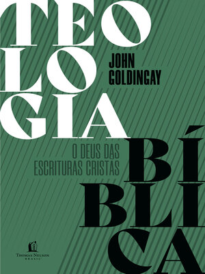 cover image of Teologia Bíblica